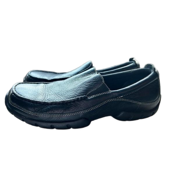Rockport Xcs Black Leather Slip On 11m